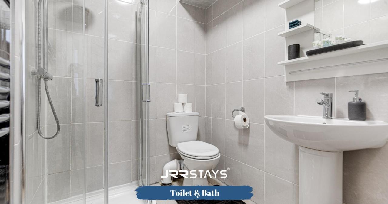 Cardiff Stylish 2 Bedroom Sleeps 6 Wi-Fi - Jrr Stays Buitenkant foto