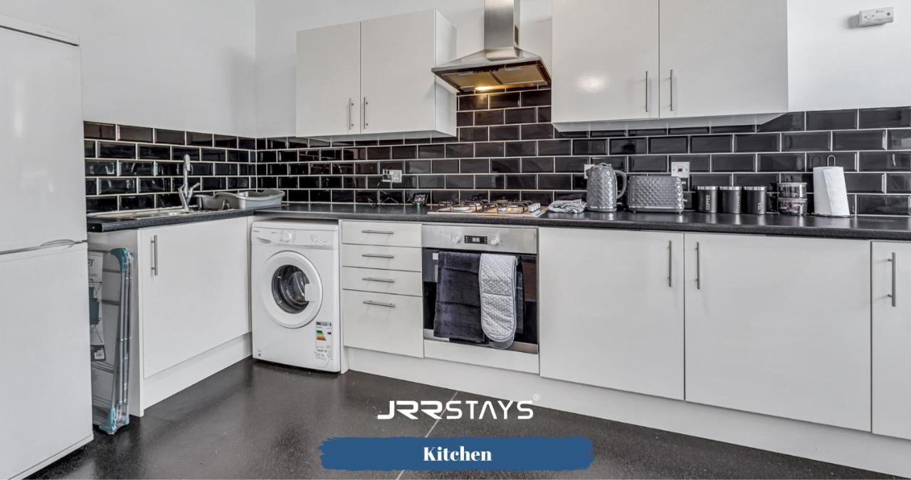 Cardiff Stylish 2 Bedroom Sleeps 6 Wi-Fi - Jrr Stays Buitenkant foto