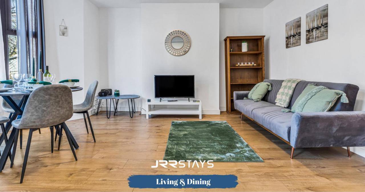 Cardiff Stylish 2 Bedroom Sleeps 6 Wi-Fi - Jrr Stays Buitenkant foto